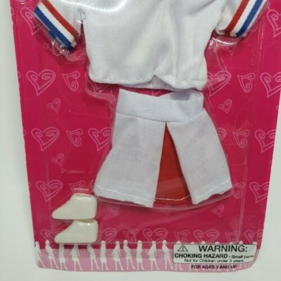 Vintage Polly Fashion Doll Late 1990s Barbie Clone Polyfect Nautical Outfit NOS - Picture 3 of 4